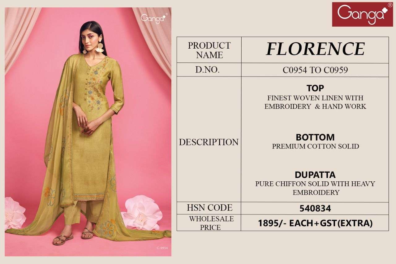 ganga florence designer punjabi salwar kameez collection surat