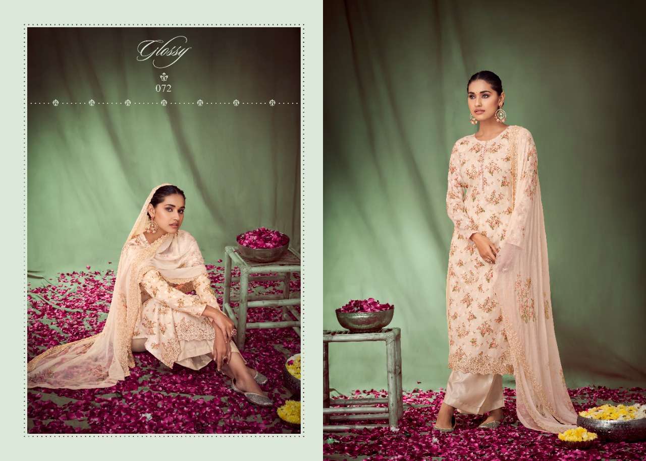 glossy nikhar 72-77 straight designer salwar kameez wholesale price by pratham fashion surat