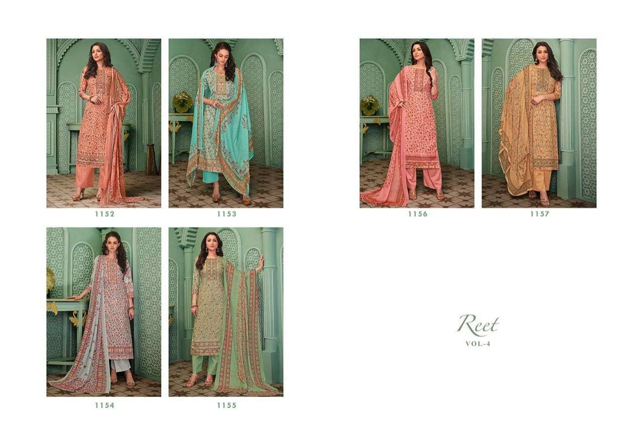 glossy reet vol 4 fancy punjabi look dress material collection surat