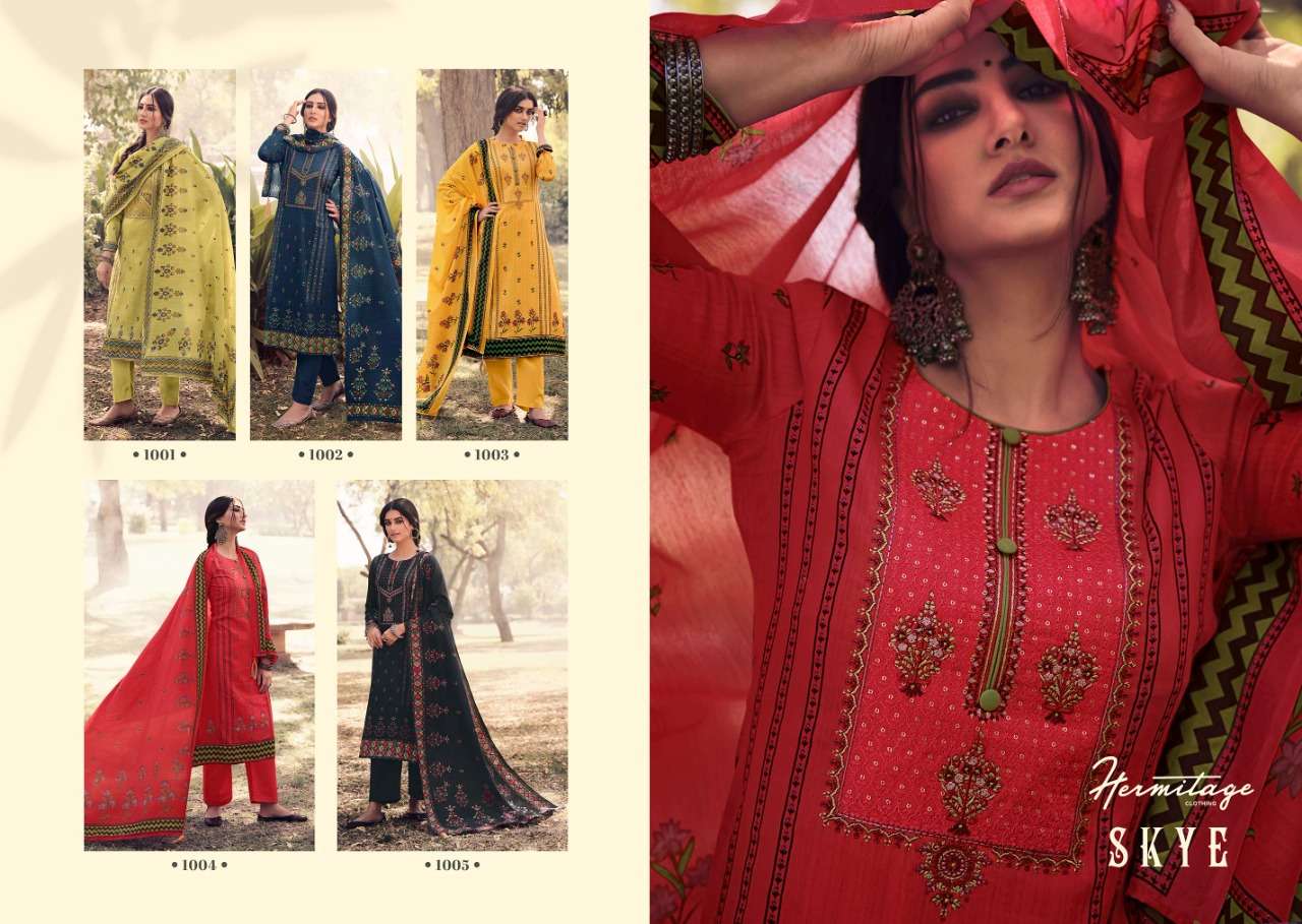 hemirtage clothing skye 1001-1005 series trendy salwar kameez wholesale price