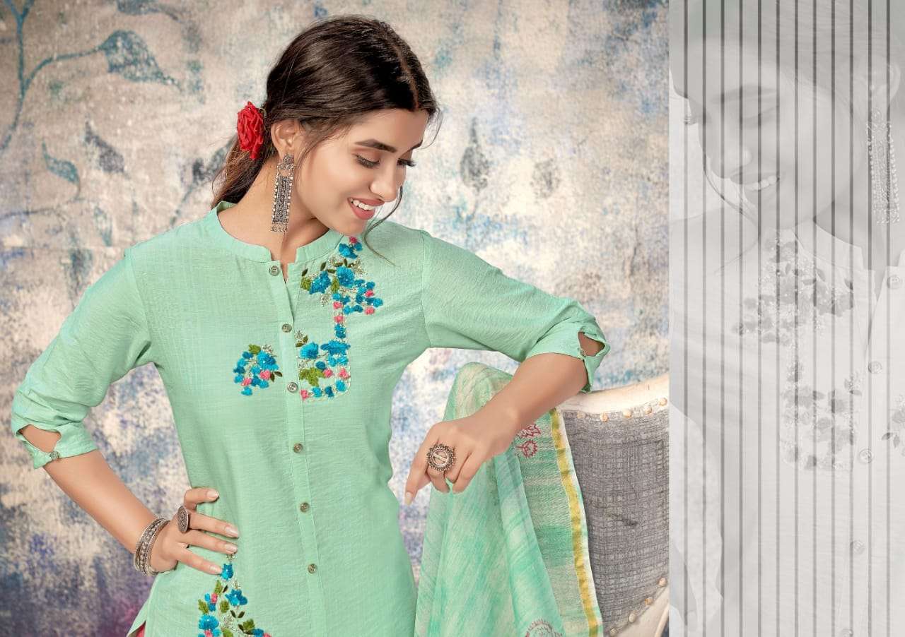 hunter 13278 - 13283 series fancy fabric ready made salwar kameez by kalaroop wholesaler online shopping surat