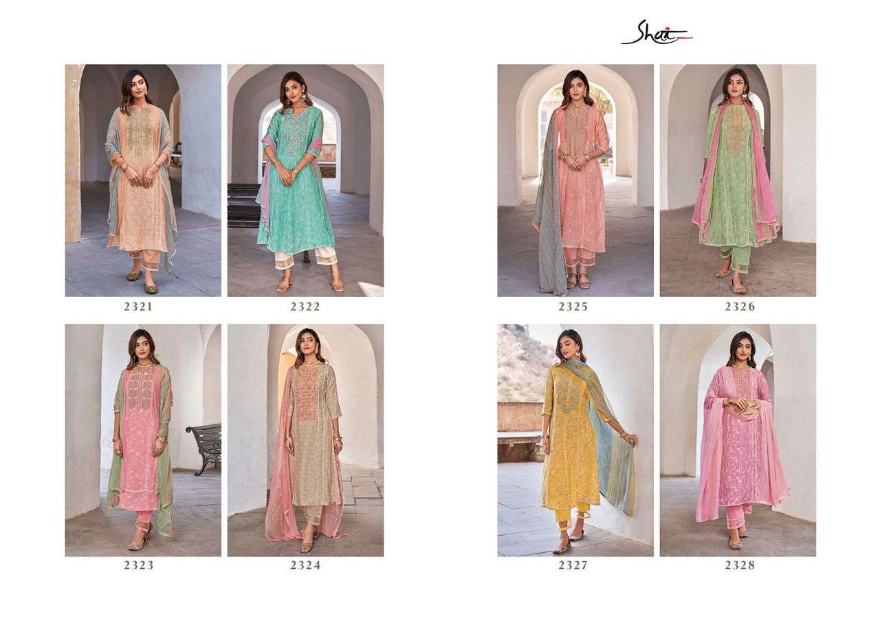 jayvijay present kaya moga silk digital printed salwar kameez online wholesaler surat 