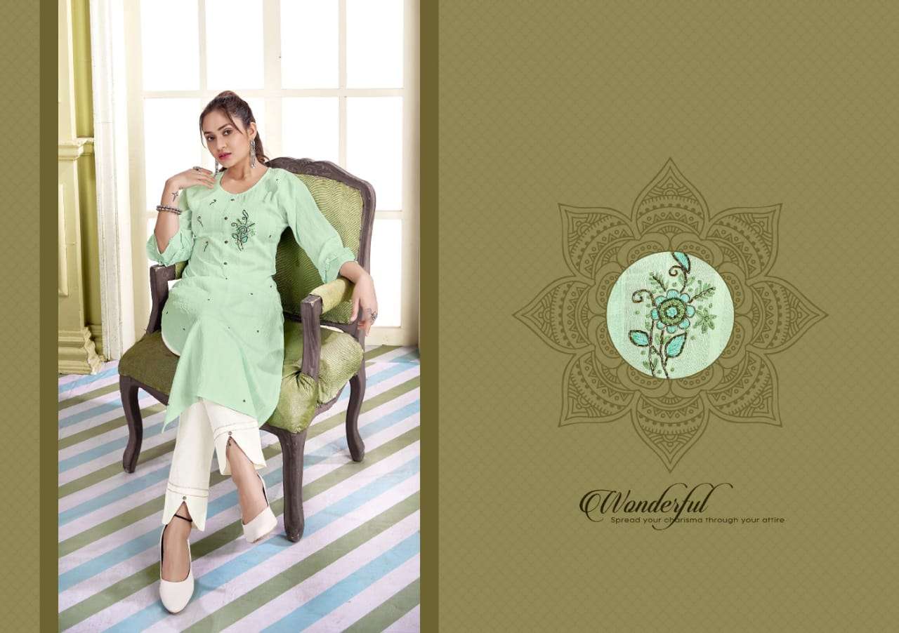 kalaroop by jolly series 13194 - 13199 designer fancy silk long kurti wholesaler online shopping surat