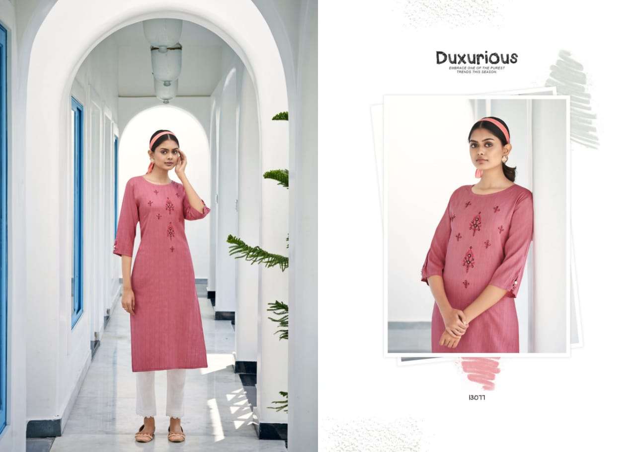 kalaroop hide&seek rayon designer kurtis collection wholesale price surat