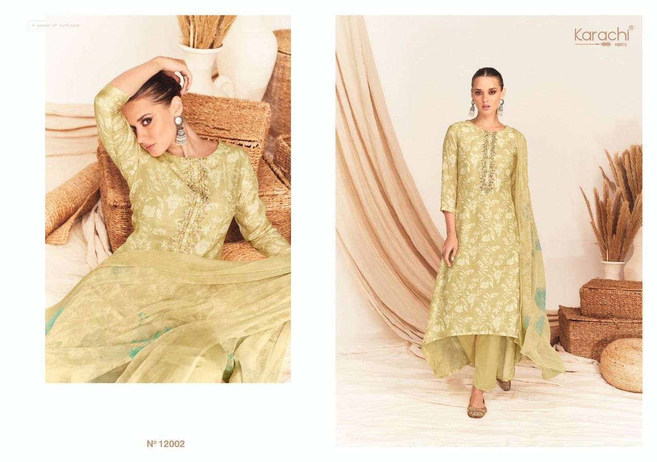 karachi print kaftan 12001-12008 series salwar kameez catalogue wholesale price surat