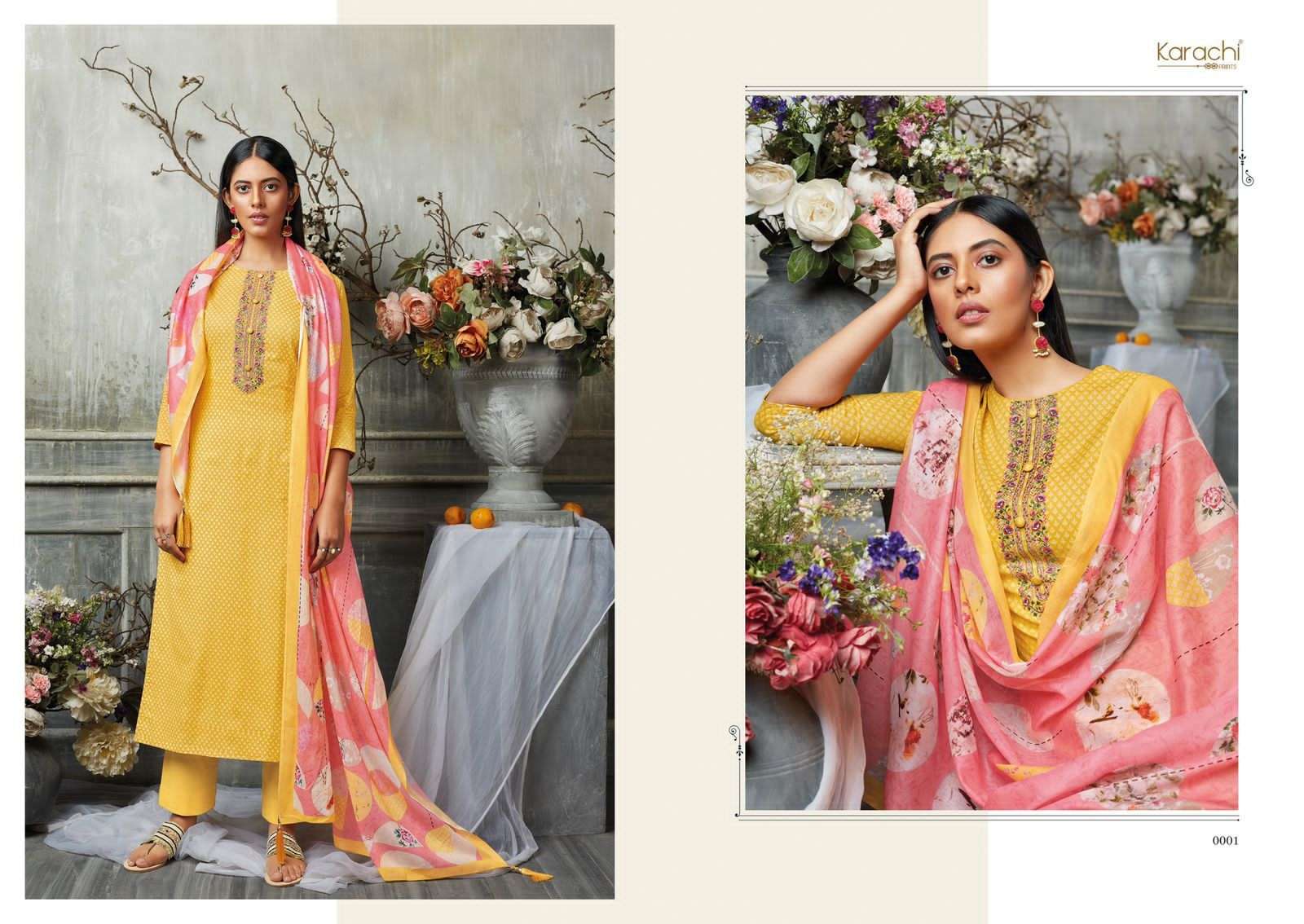 karachi print nafisa designer wear punjabi salwar kameez collection surat