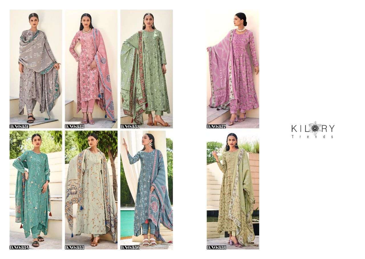 kilory by silk route pure bembreg silk designer salwar kameez online wholesaler surat