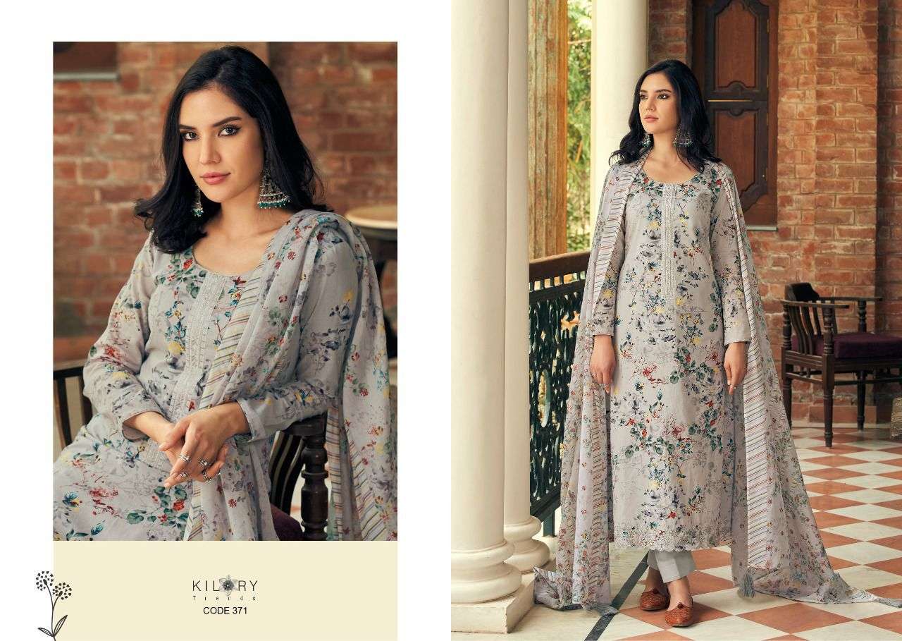 kilory by summer shine series 371 - 378 designer cambric cotton salwar kameez online wholesale dealer surat 