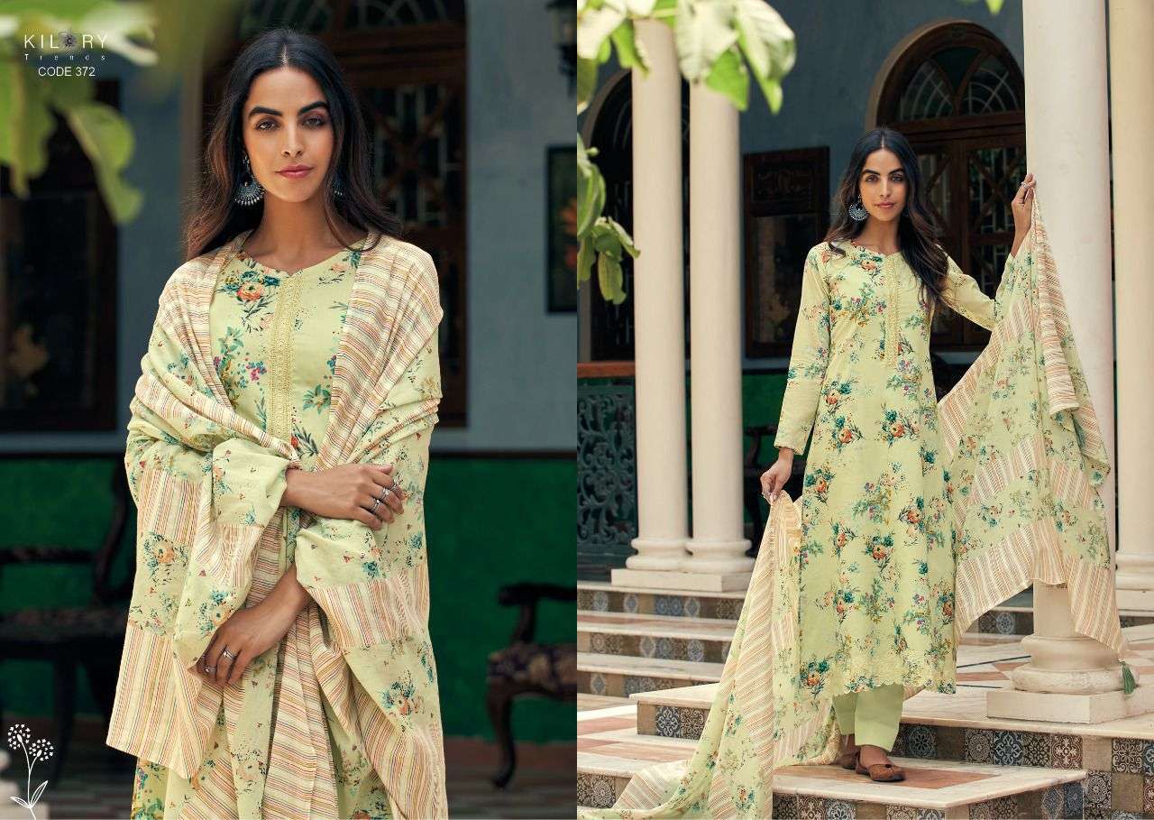 kilory by summer shine series 371 - 378 designer cambric cotton salwar kameez online wholesale dealer surat 