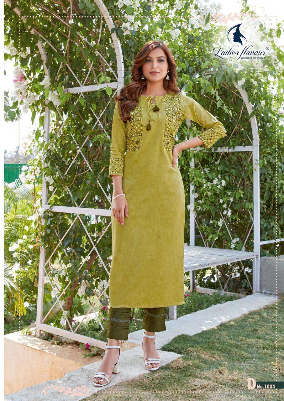 ladies flavour by belliza exclusive cotton kurti with pant set collection online shopping surat 
