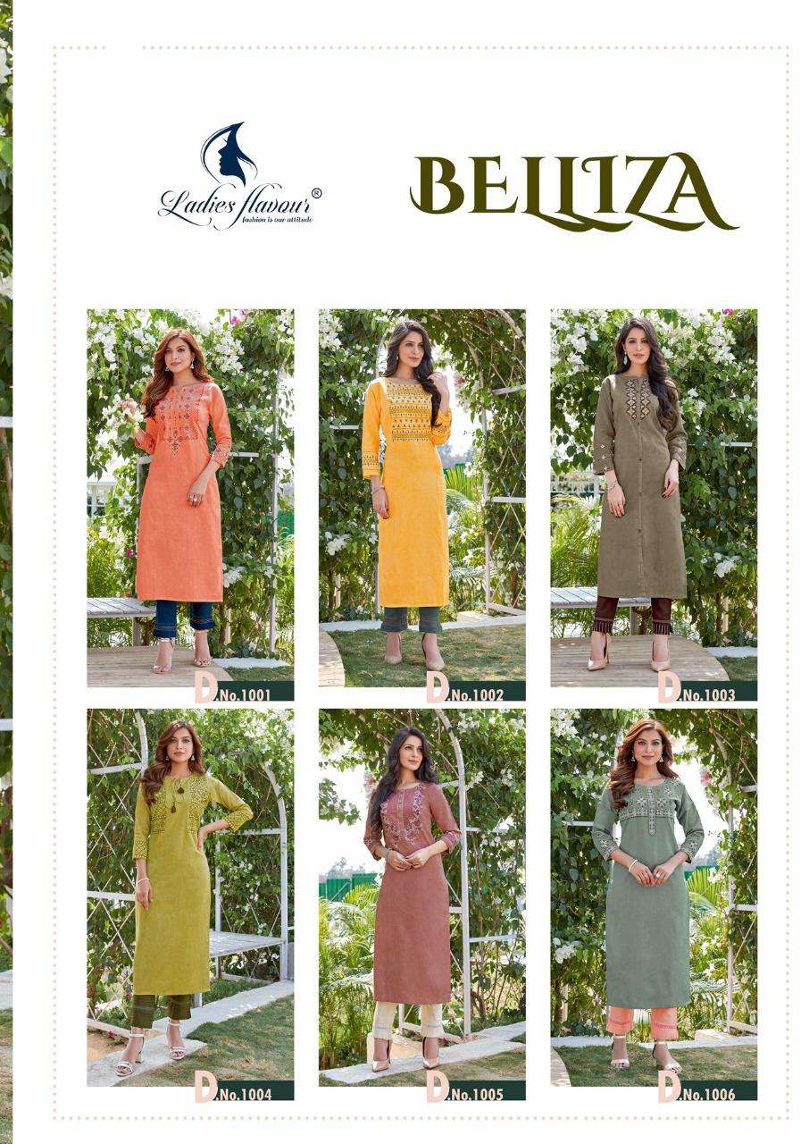 ladies flavour by belliza exclusive cotton kurti with pant set collection online shopping surat 