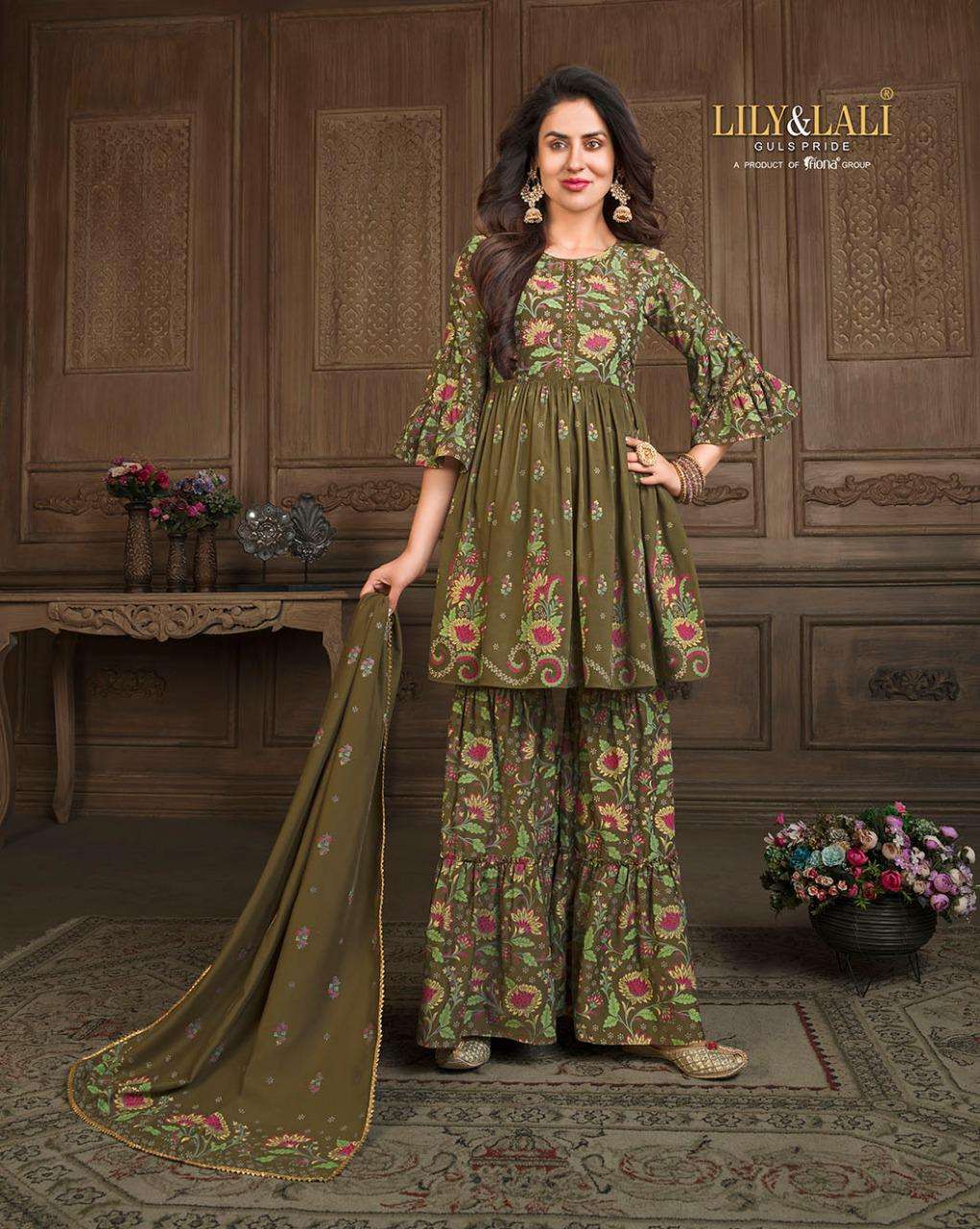 lily and lali elegant prints stich designer muslin salwar kameez wholesaler at surat  