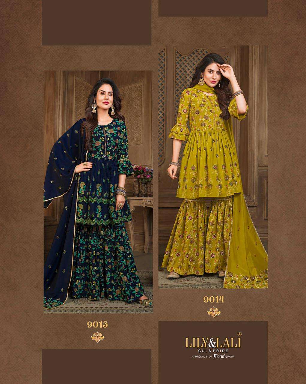 lily and lali elegant prints stich designer muslin salwar kameez wholesaler at surat  