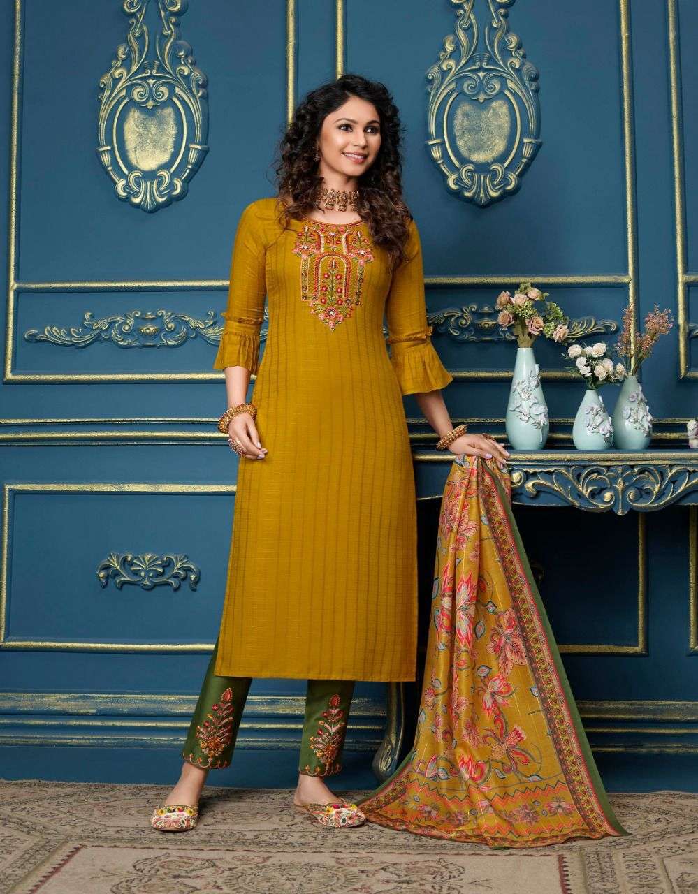 lily and lali meher 8091-8098 series party wear look kurtis collection surat