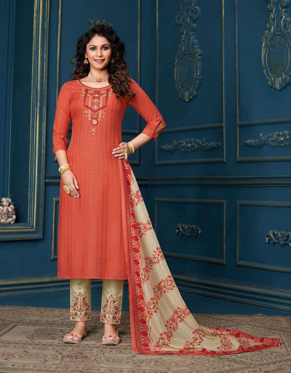 lily and lali meher 8091-8098 series party wear look kurtis collection surat