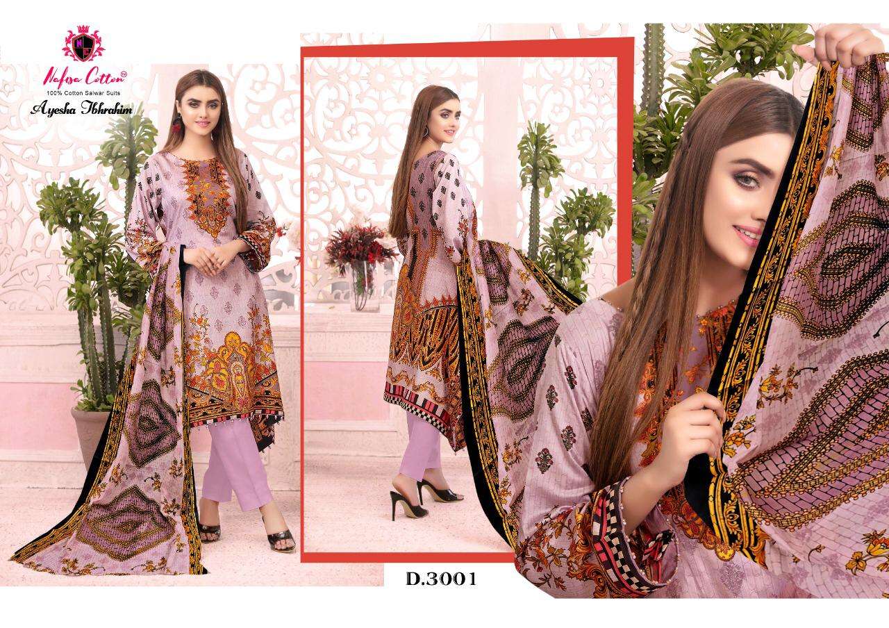 nafisa cotton ayesha ibrahim cotton collection vol 3 pakistani suits catalogue surat