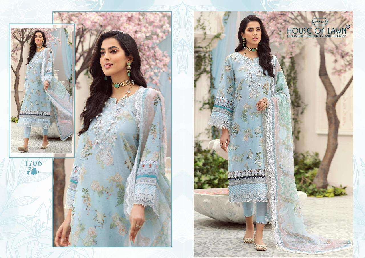 noor by house of lawn designer cotton suits with cotton dupatta online wholesaler 