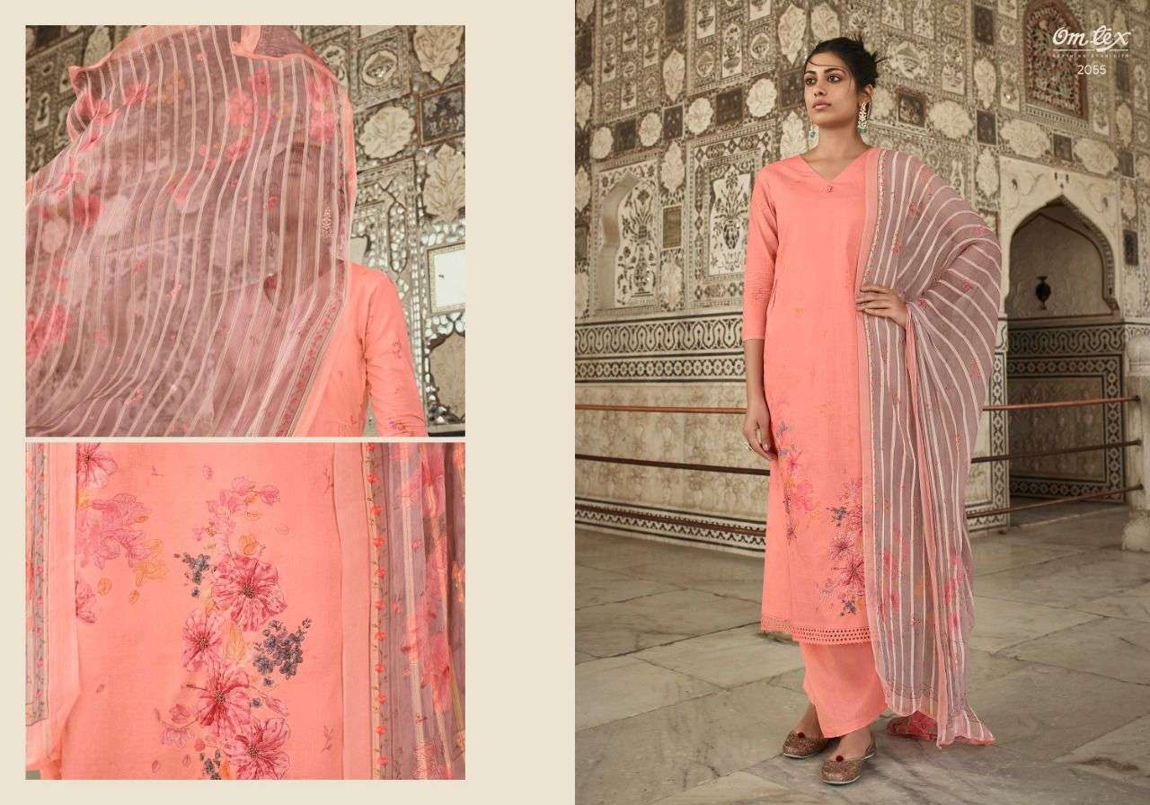 omtex by garden series 2051 - 2058 lawn cotton designer salwar kameez online seller surat 