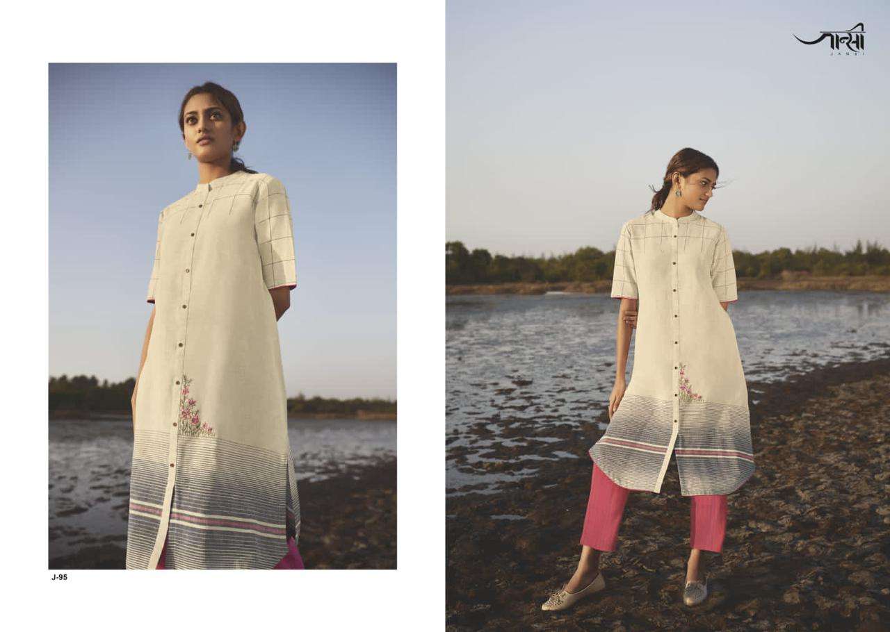omtex jansi by river handloom cotton summer sepical kurti  plazzo set online wholesaler surat 