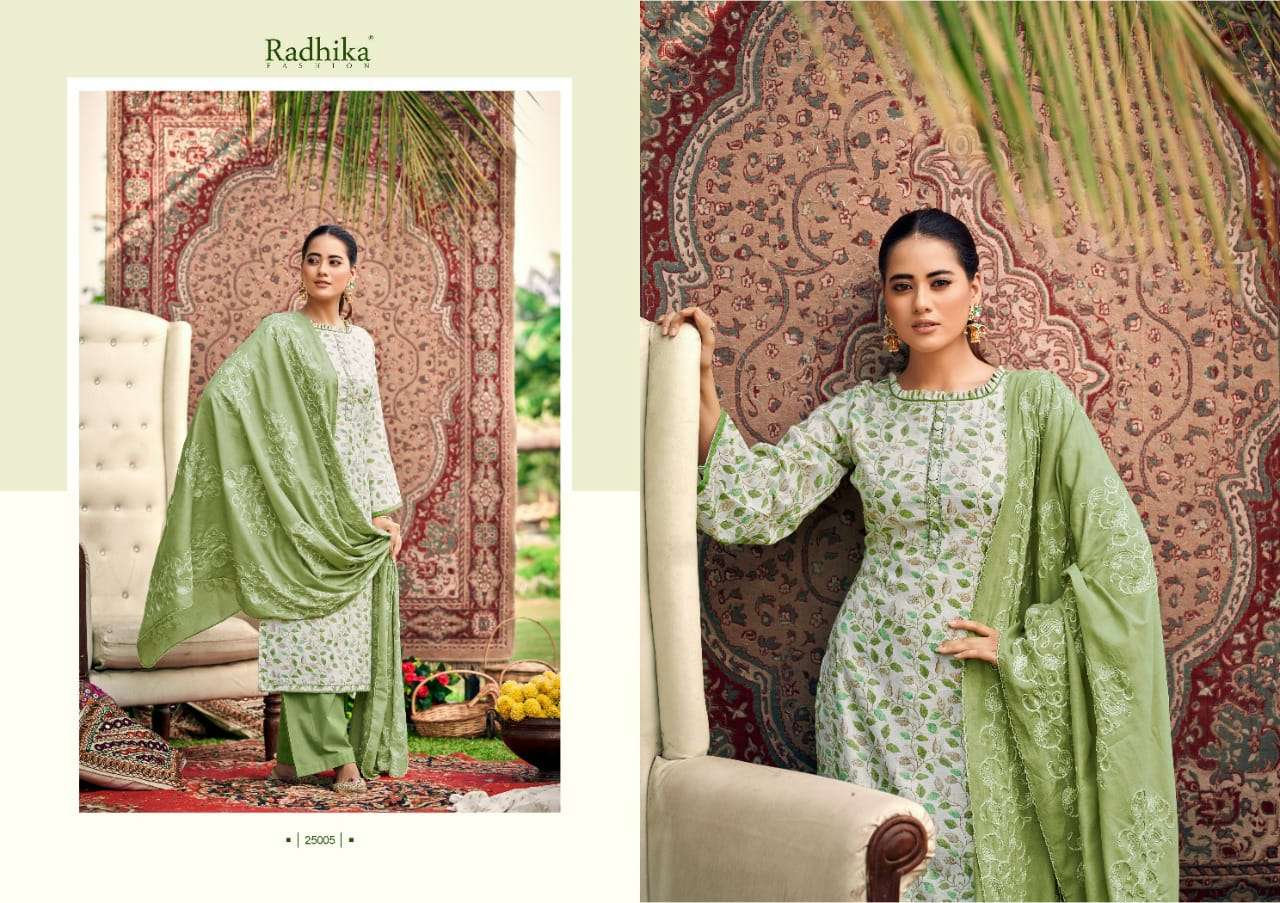 radhika fashoin blossom vol 9 25001-25008 series fancy straight salwar kameez catalogue surat