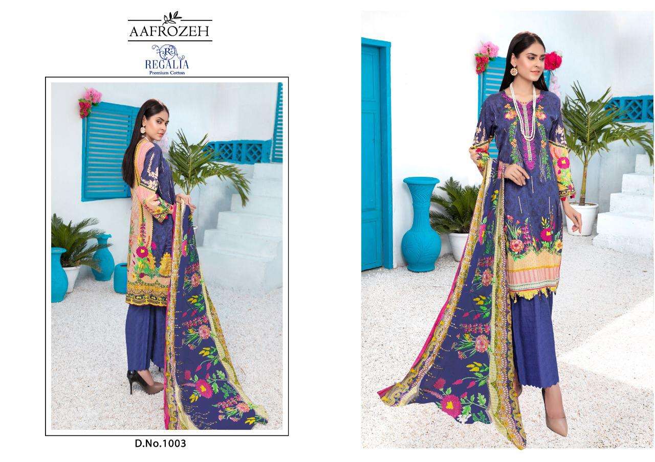 regalia aafrozeh pakistani catalogue wholesale price surat
