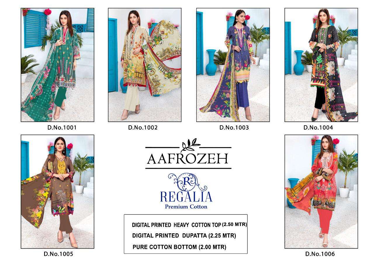 regalia aafrozeh pakistani catalogue wholesale price surat