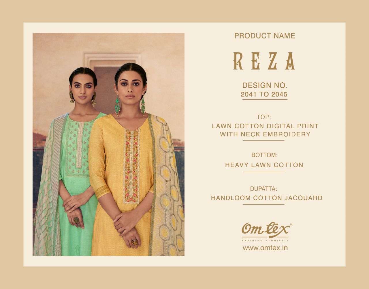 reza by omtex present cotton salwar kameez indian cataloge wholesaler online shopping surat 