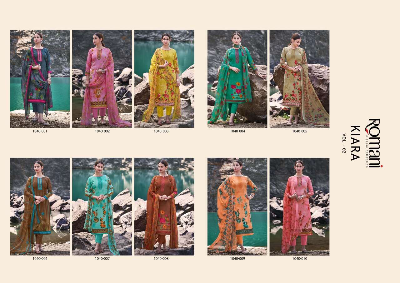 romani kiara vol 2 soft cotton designer salwar kameez wholesale price surat