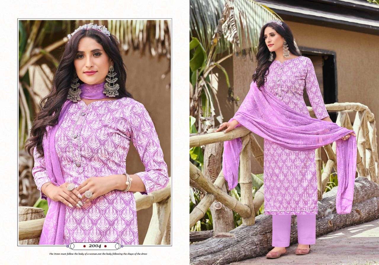 rose 2001 - 2010 series cotton summer special salwar kameez wholesaler radha fab dealer pratham fashion surat