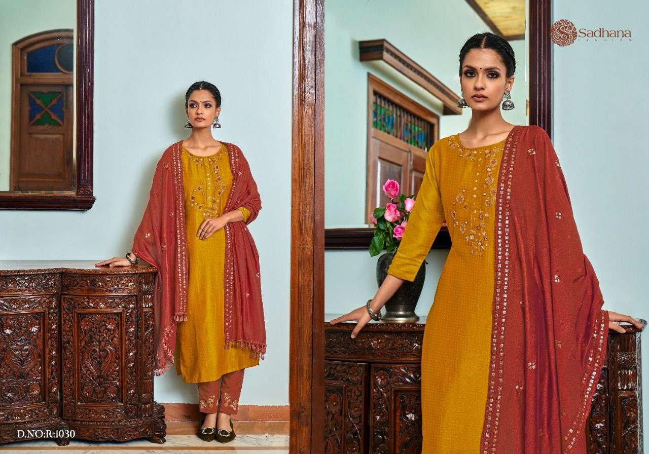 sadhana fashion by innayat chinnon designer salwar kameez online wholsaler surat 