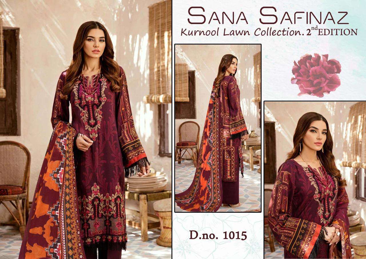 sana safinaz kurnool lawn collection 2nd edition fancy salwar kameez collection surat