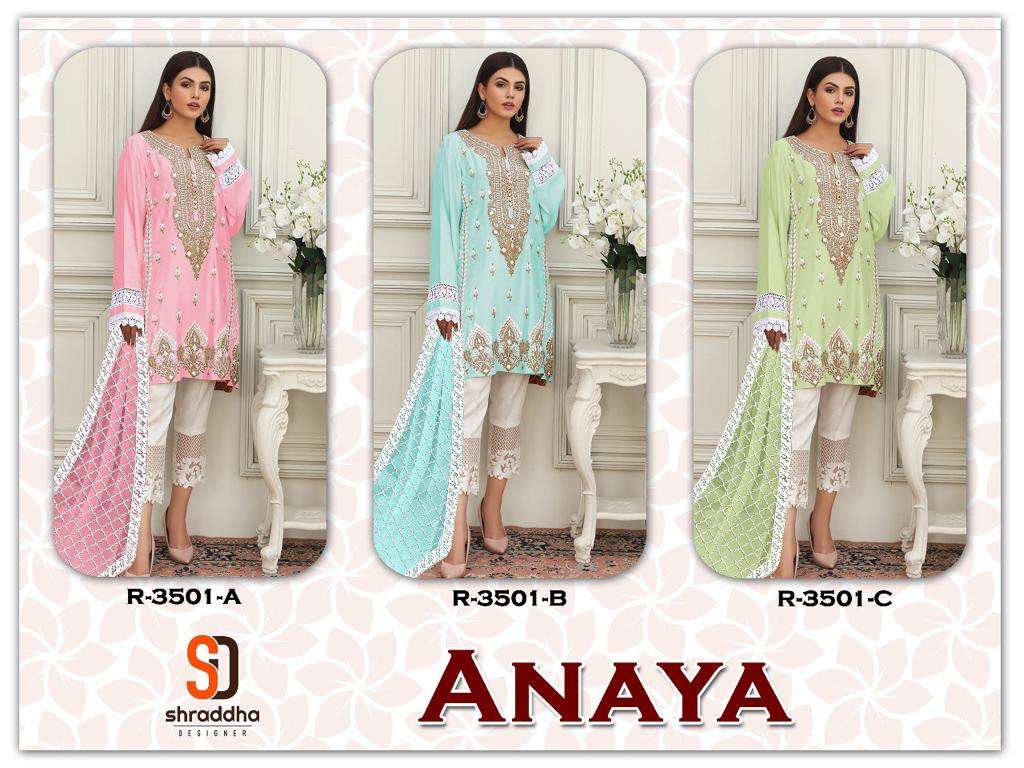 shraddha anaya pakistani lawn cotton stich top online shopping surat 