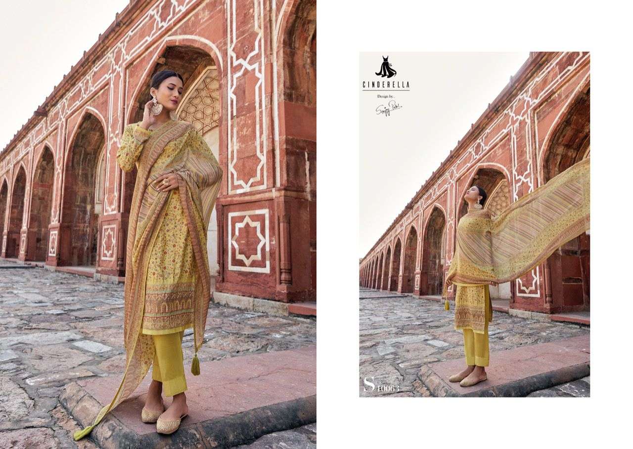 SIBAYASH cinderella designer party wear pure muslin digital print salwar kameez online wholesaler surat 