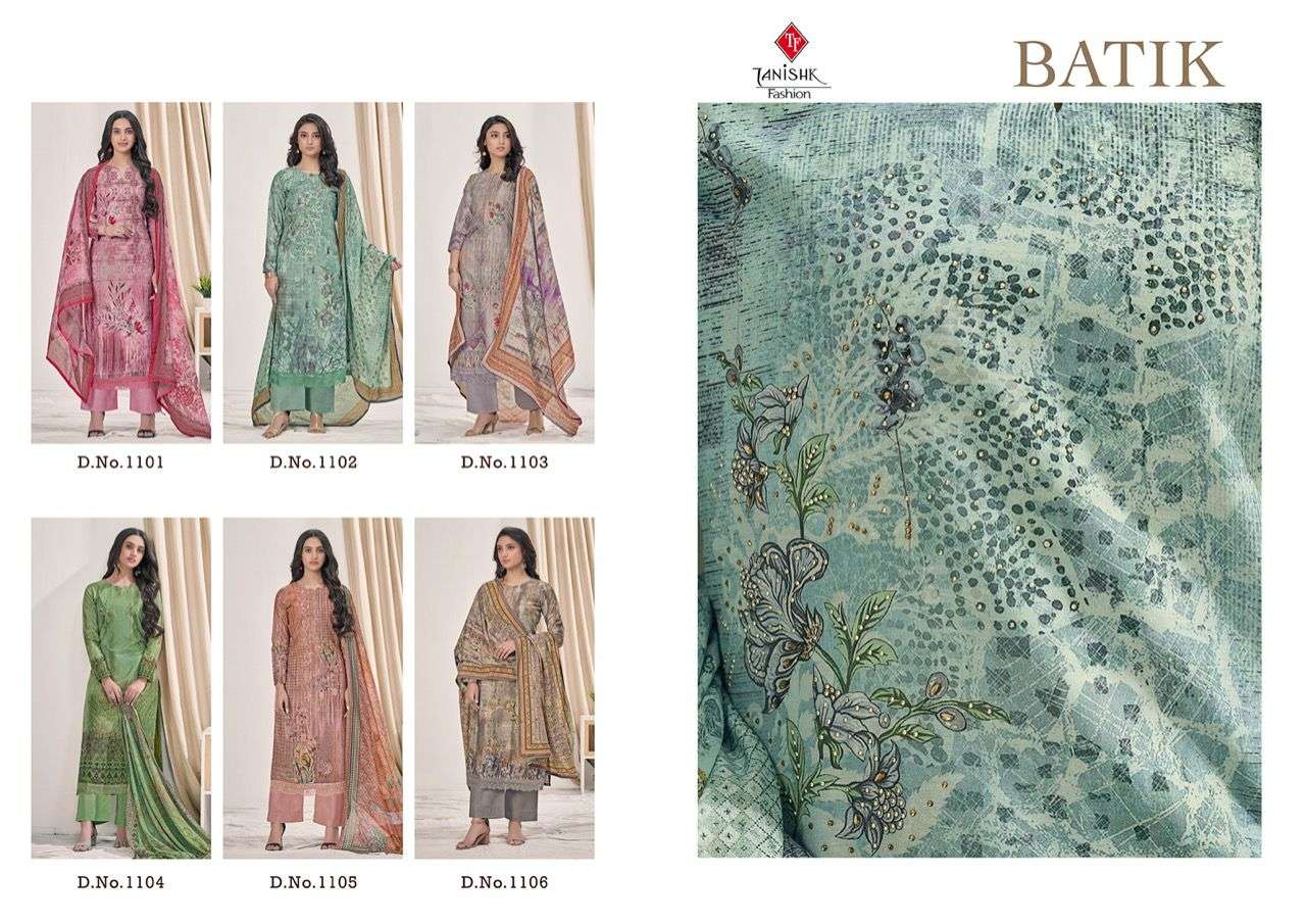 tanishk fashion batik salwar kameez catalogue wholesale price 