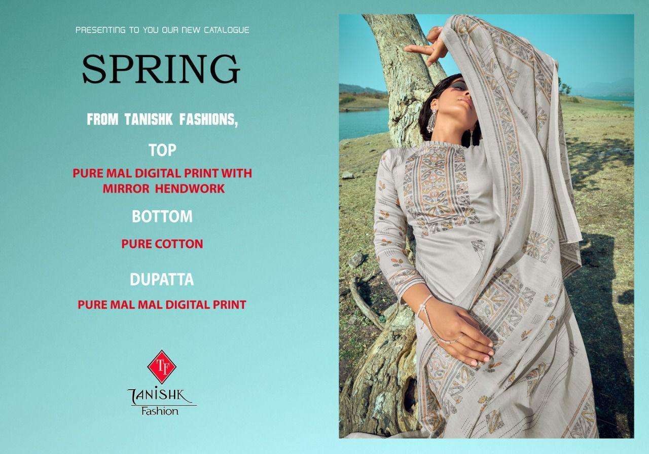 tanishk fashion spring cool 22001-22006 series designer salwar kameez wholesale price india