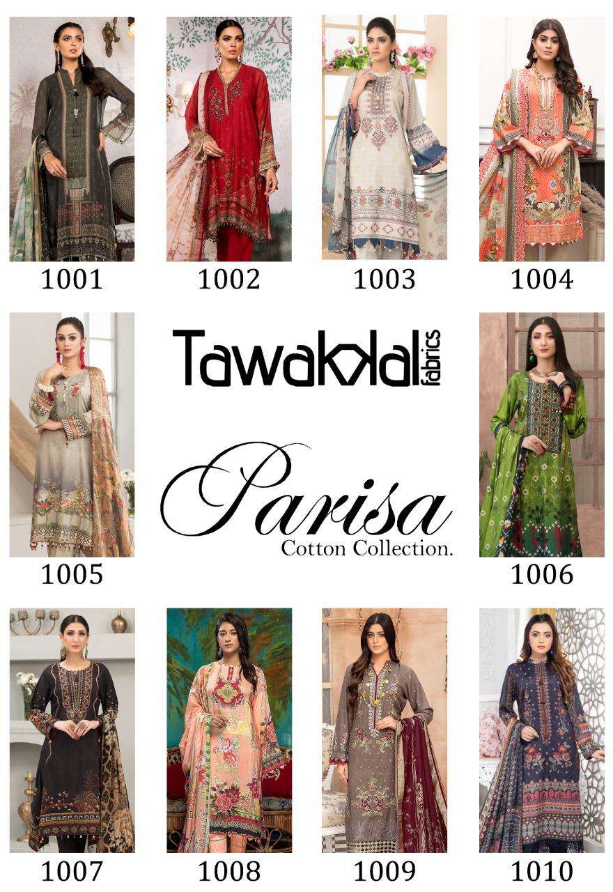 tawakkal fashion present parisa cotton colletion salwar kameez online wholesaler surat