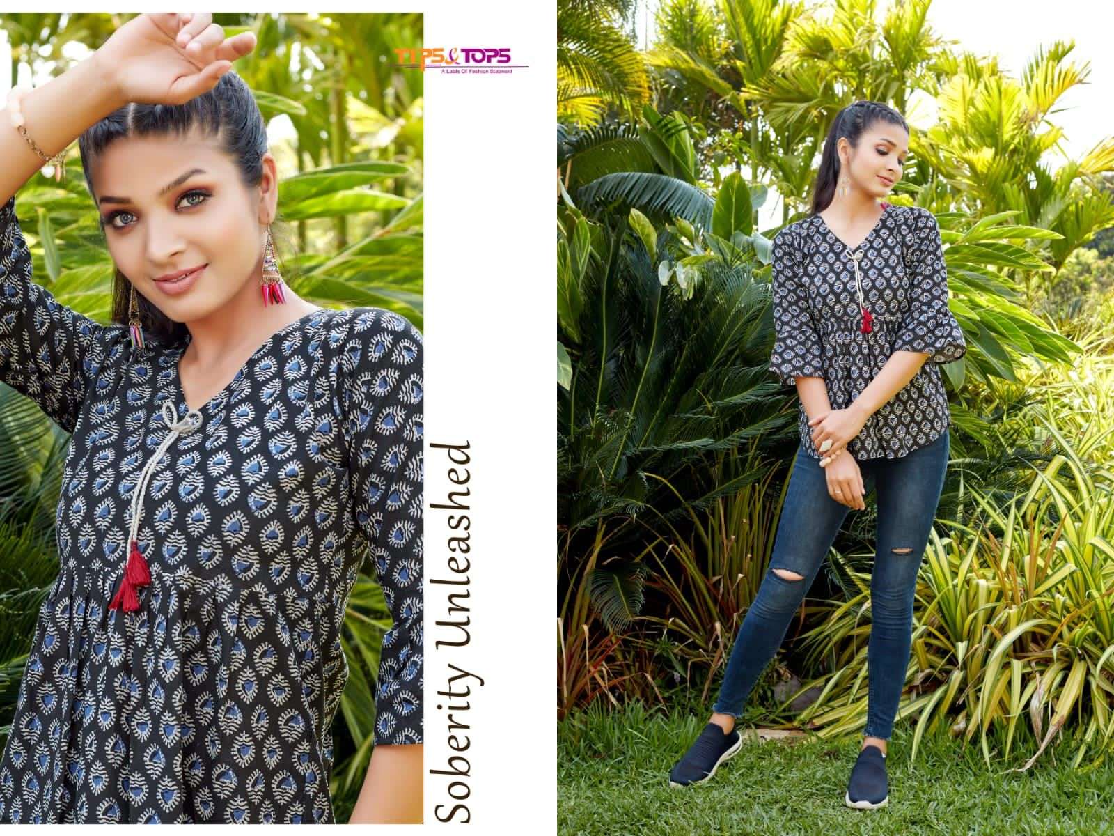tips & tops cotton shorties stylish cotton kurti collecton online wholesaler surat