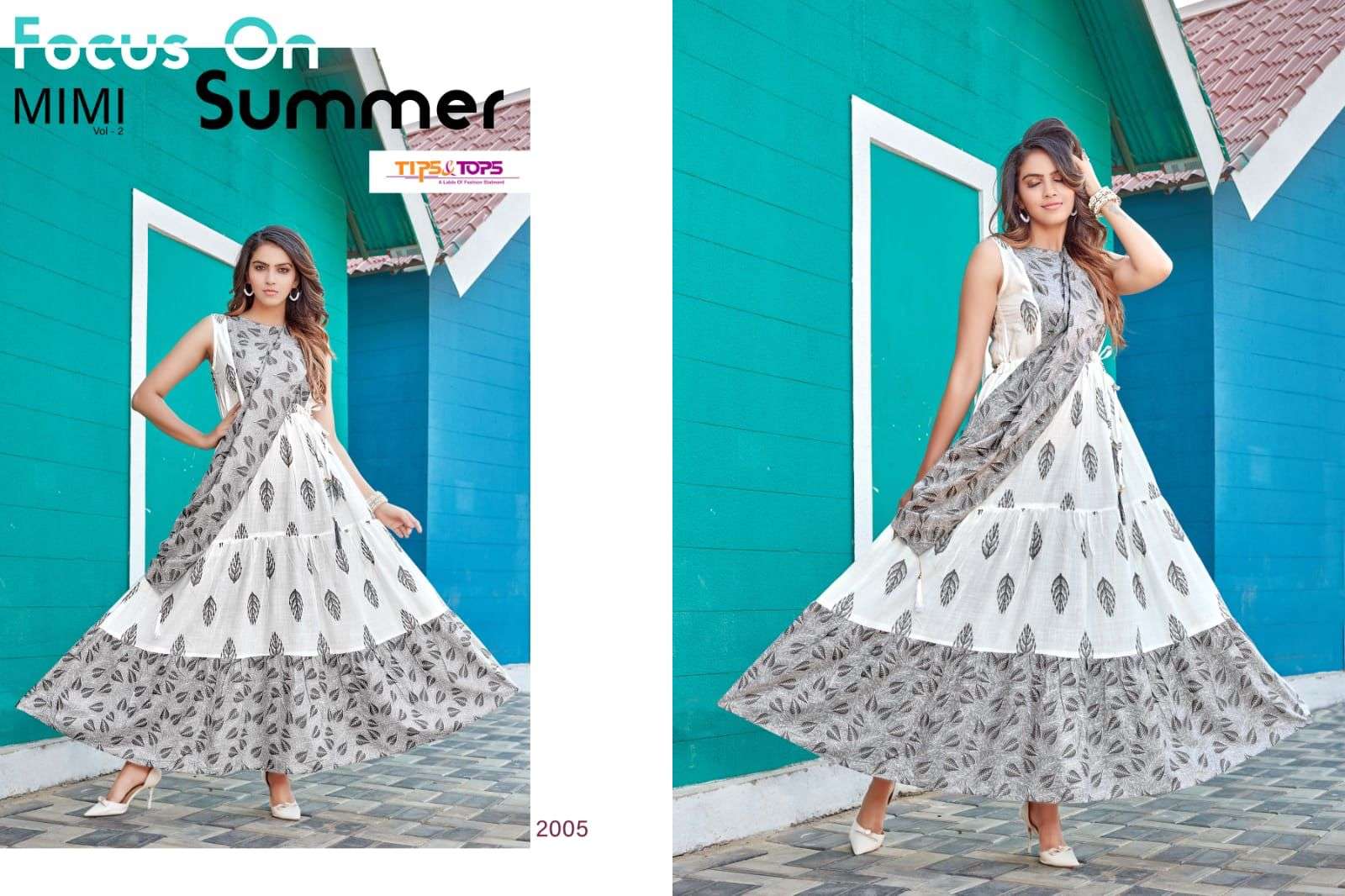 tips&tops mimi vol 2 rayon designer kurtis catalogue wholesale price