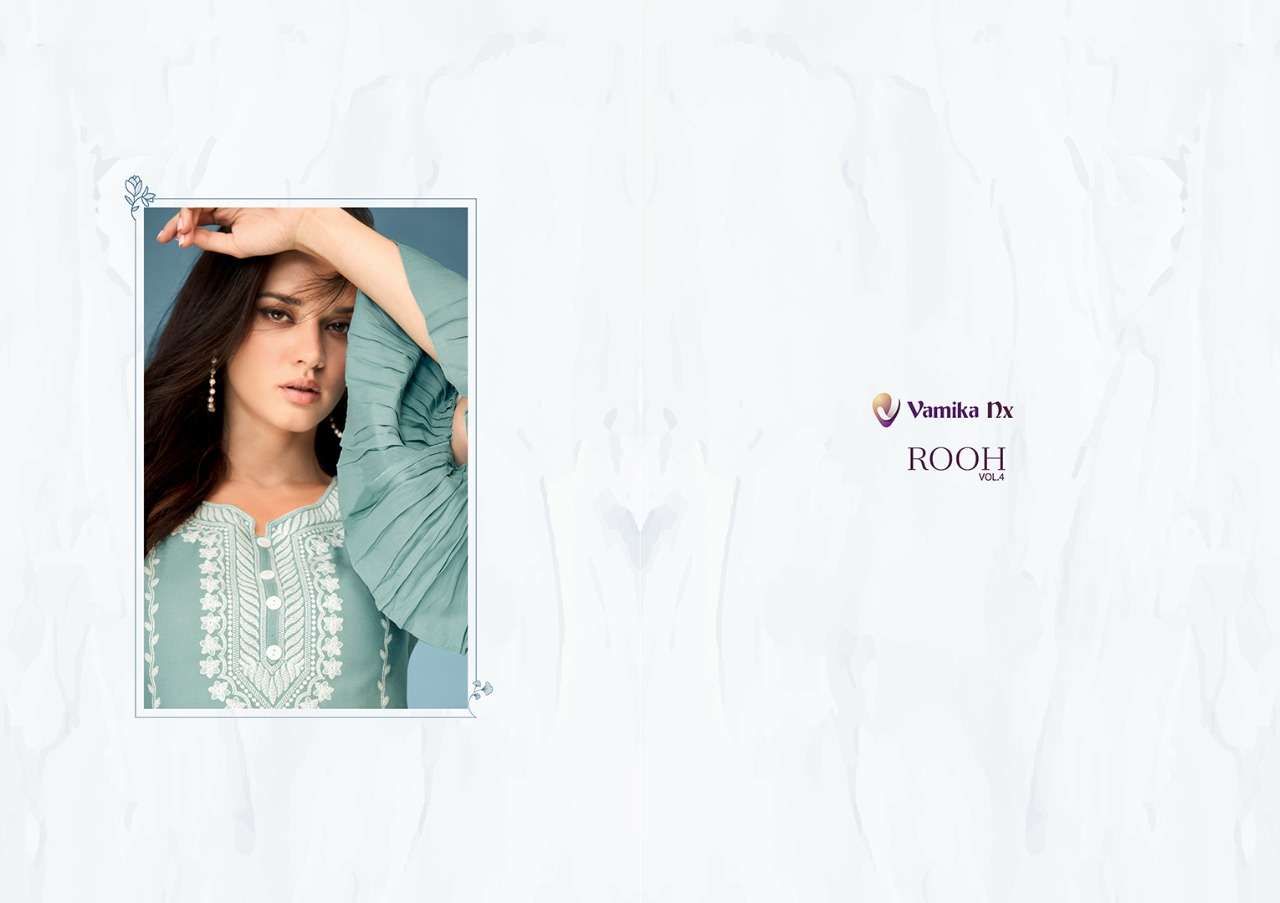 vamika rooh vol 4 pure rayon with pant combo set wholesale price surat