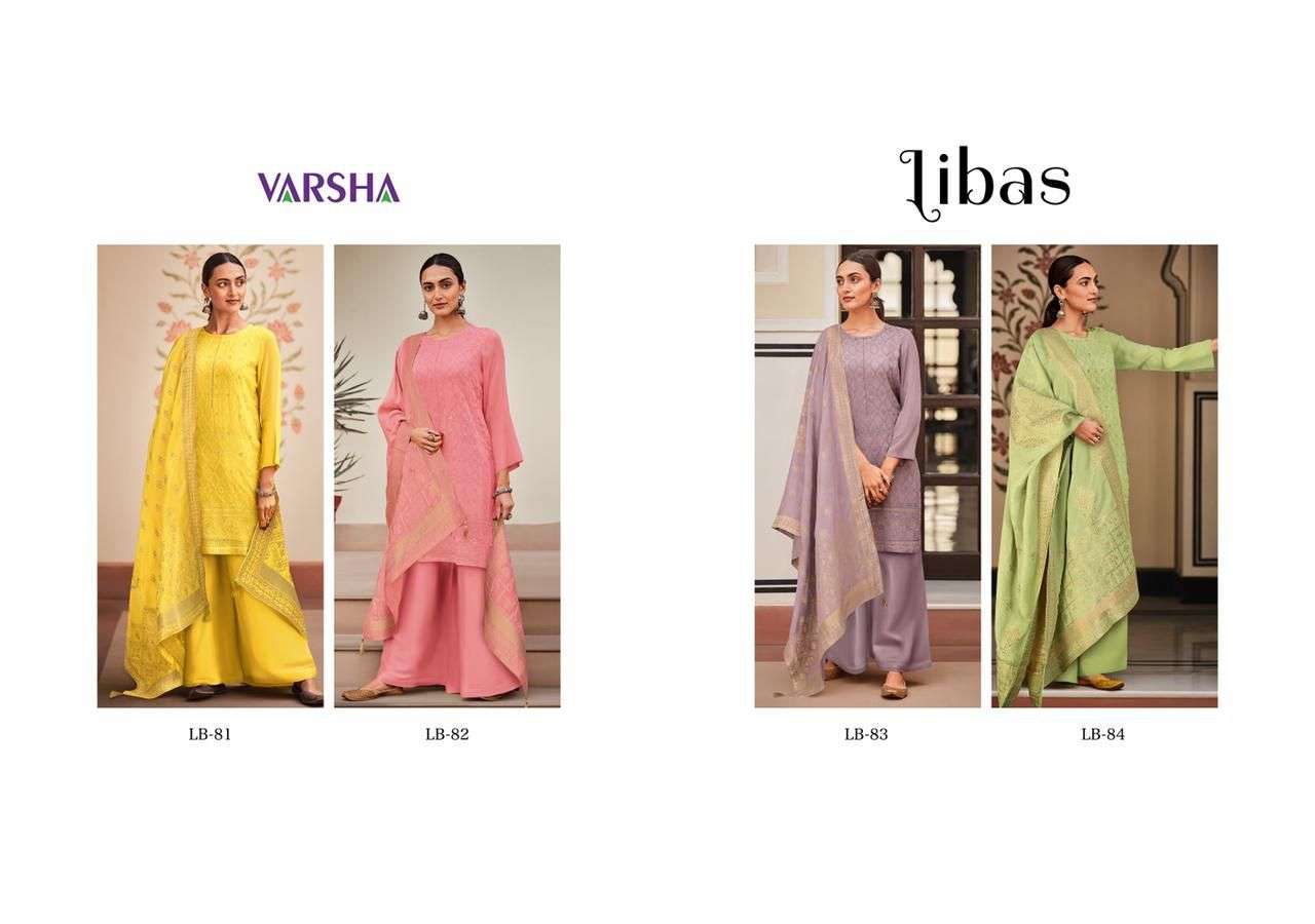 varsha fashion libas designer punjabi wear salwar kameez collection surat