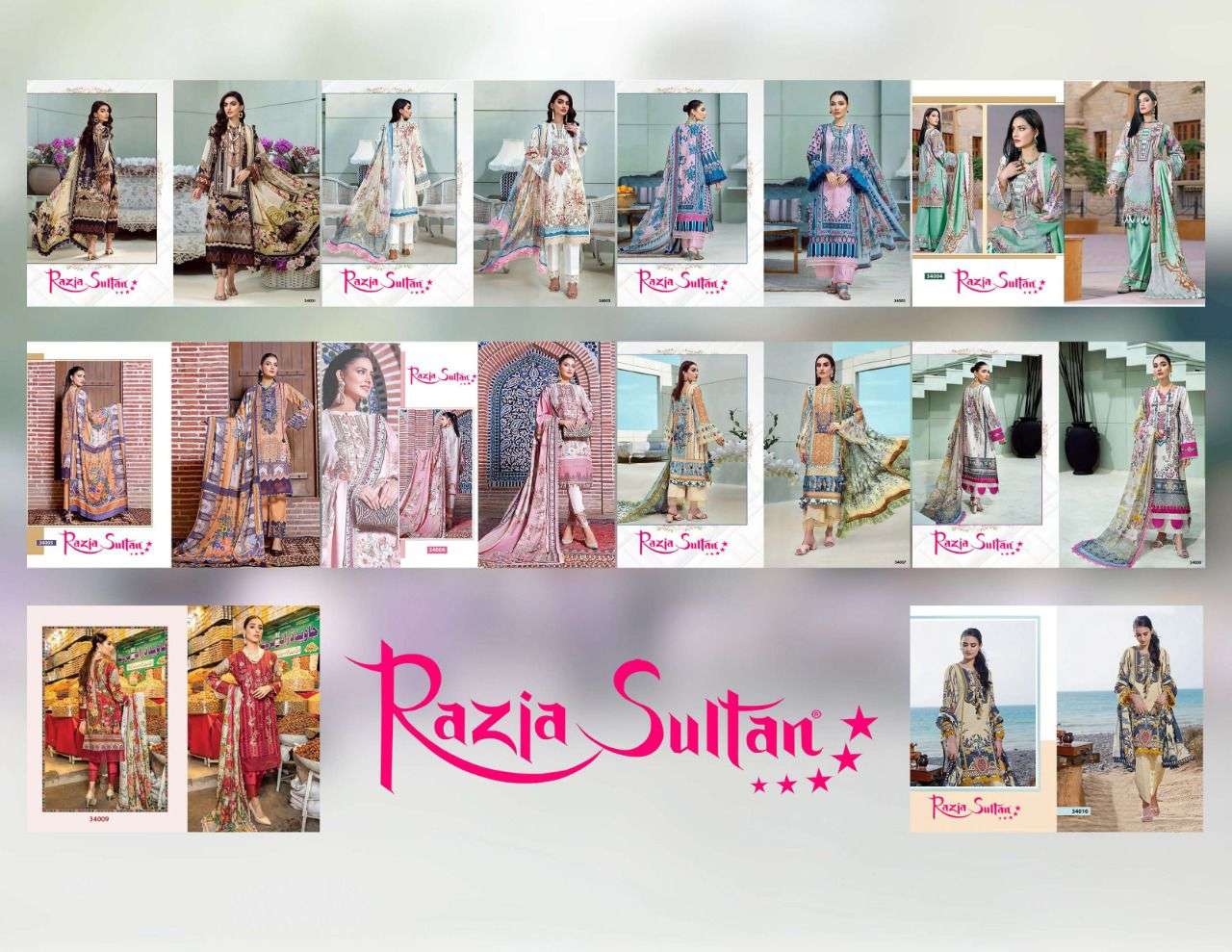 apana cotton razia sultan vol 34 premium cotton salwar suits collection wholesale price