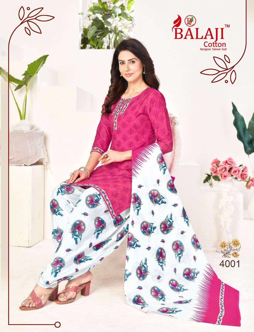 balaji cotton sui dhaaga vol 4 cotton dress material collection wholesale price surat