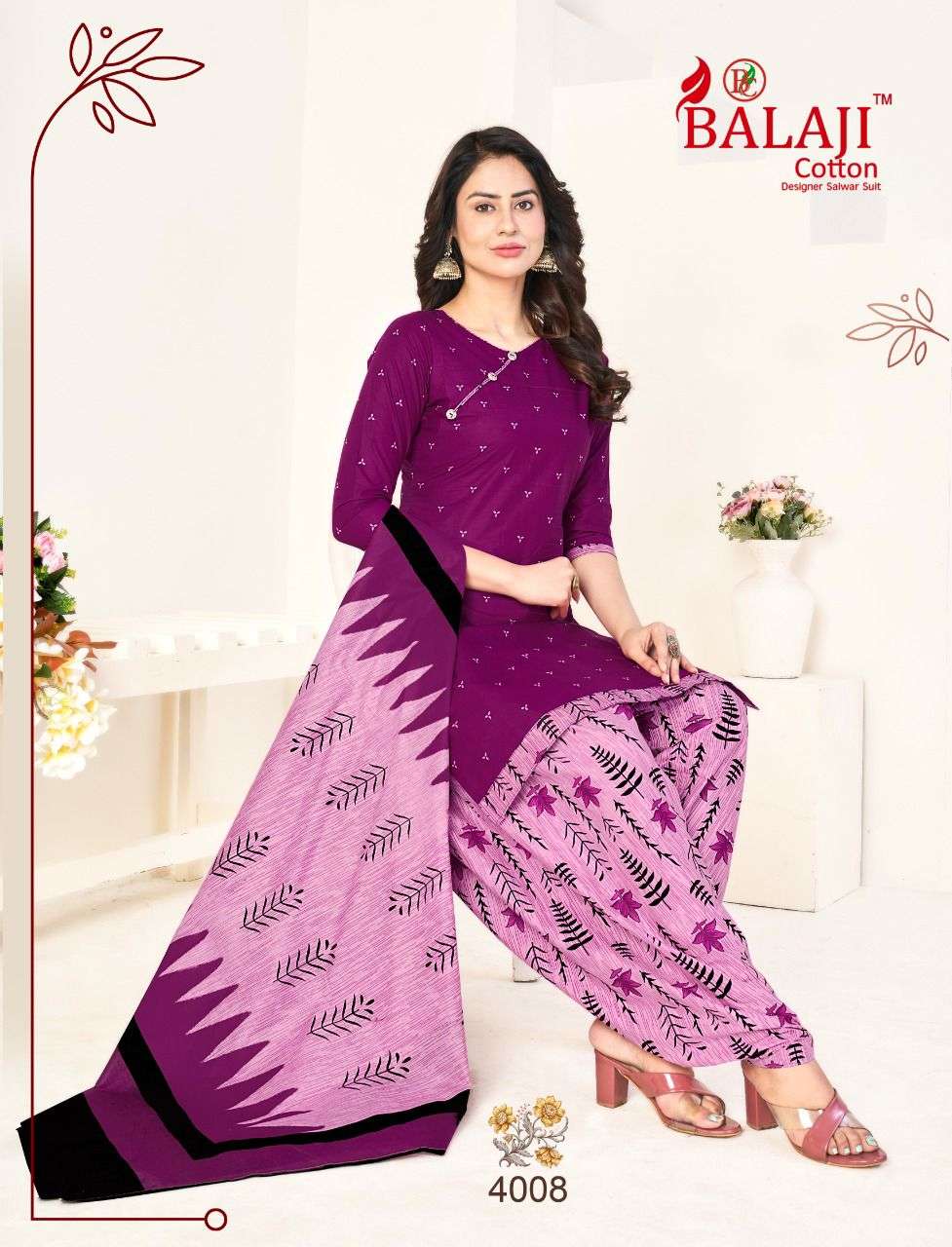 balaji cotton sui dhaaga vol 4 cotton dress material collection wholesale price surat