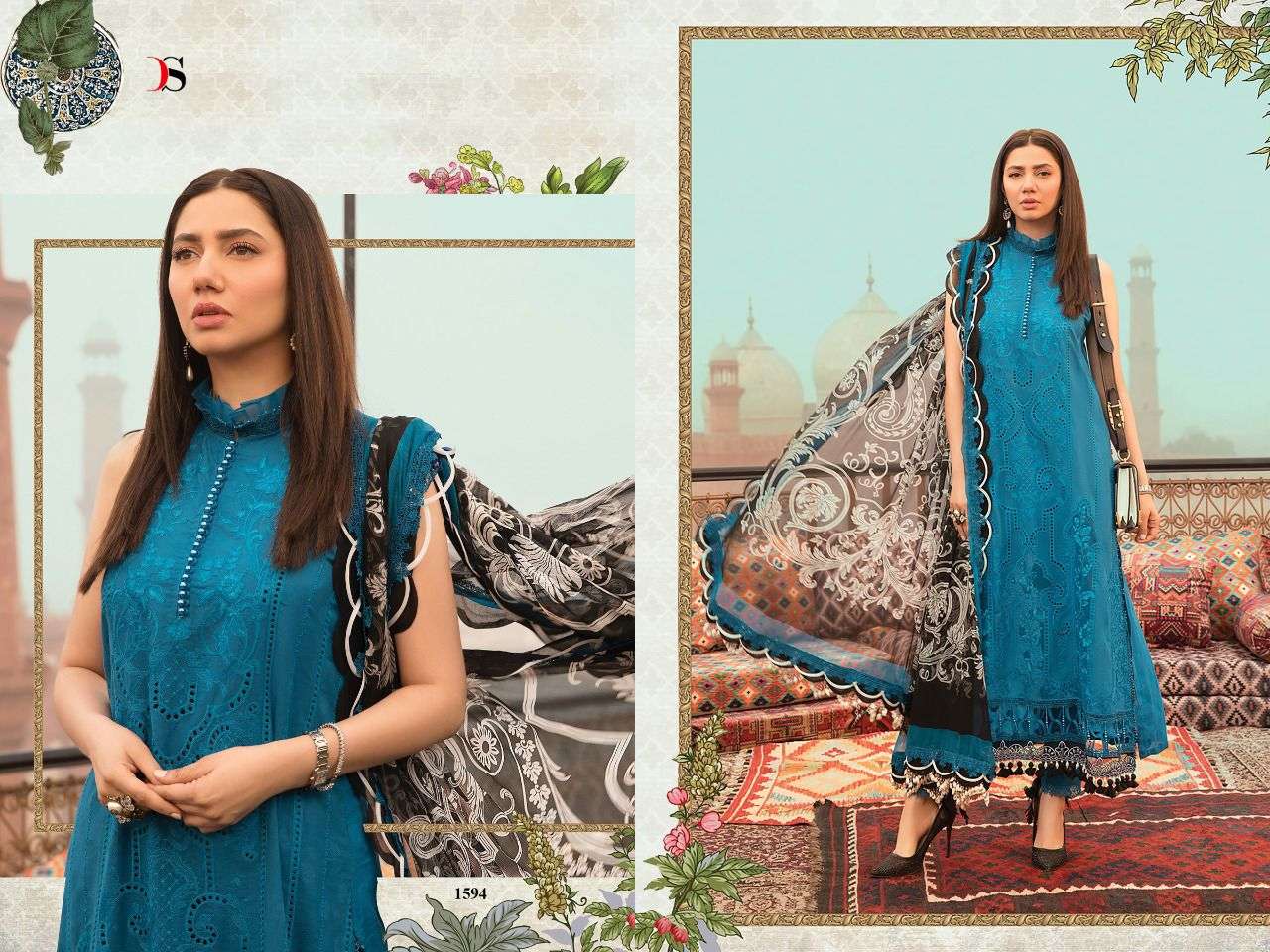 deepsy suits maria b lawn 22 vol 3 pakistani suits wholesale supplier surat