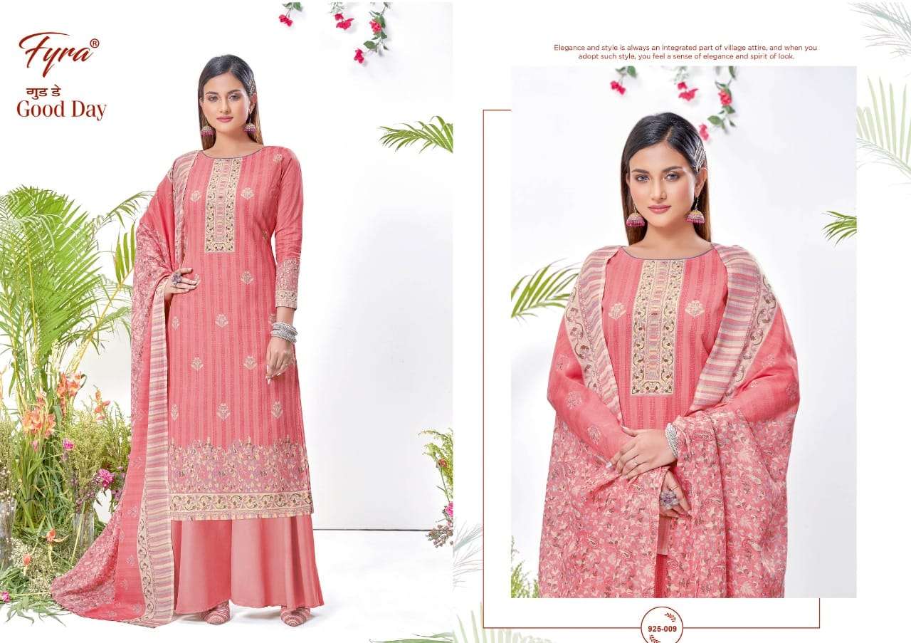 fyra designing good day soft cotton salwar kameez catalogue wholesale price