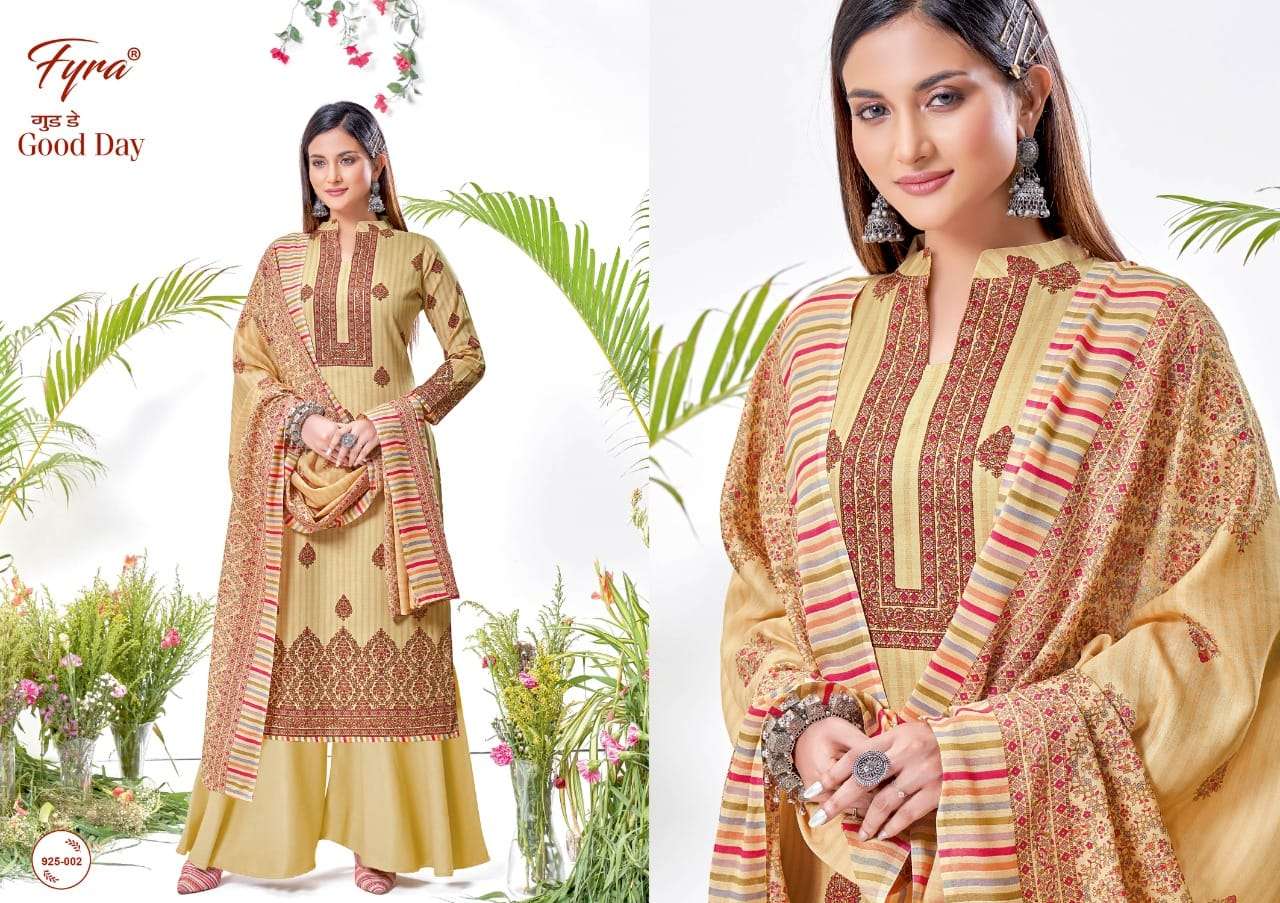 fyra designing good day soft cotton salwar kameez catalogue wholesale price