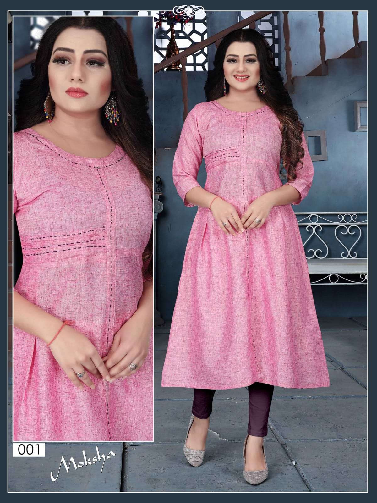 gaabha moksha designer cotton kurtis wholesale price surat
