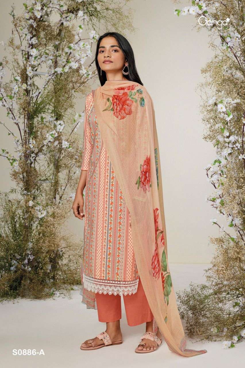 ganga ailee 886 fancy punjabi salwar kameez catalogue wholesale price