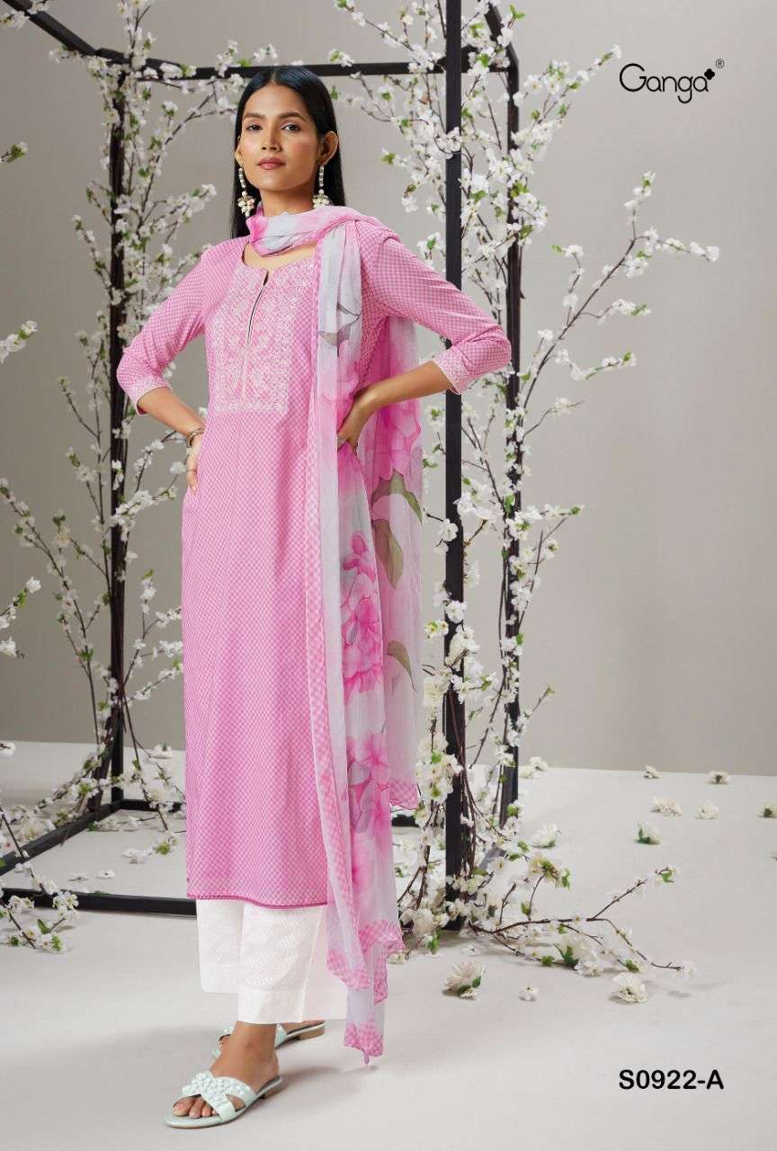 ganga ailee 922 designer summer wear salwar kameez wholesale price