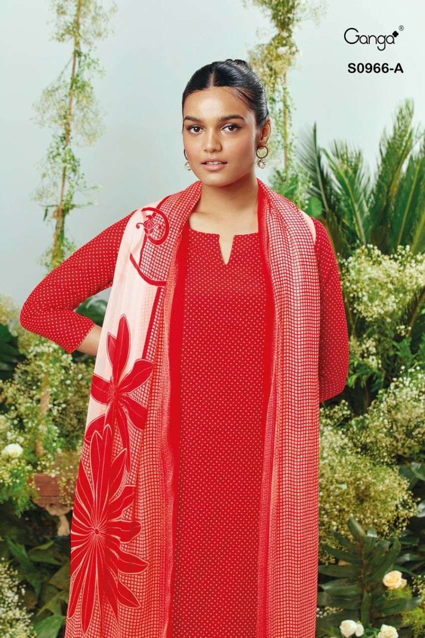 ganga emily 966 premium cotton designer salwar kameez wholesale price
